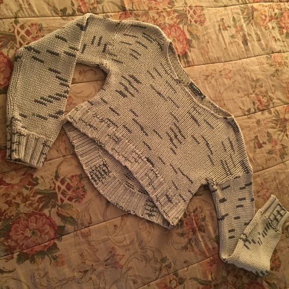 ✨HP🍓 Trouve chunky space dye taupe sweater size M - Picture 3 of 5